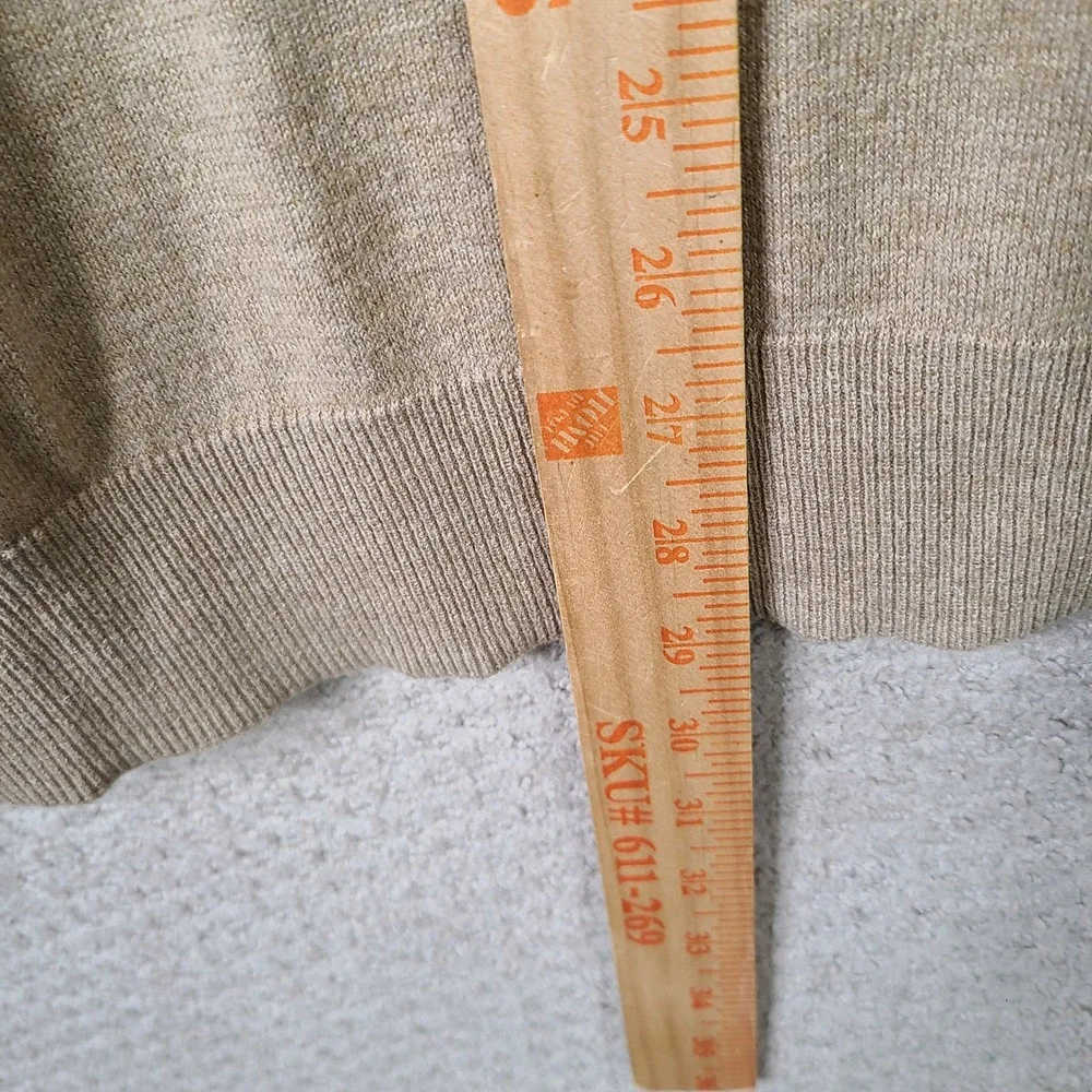 Old Navy Sweater Mens‎ XL Tan Crew Neck Long Sleeve Cotton Blend Knit Pullover